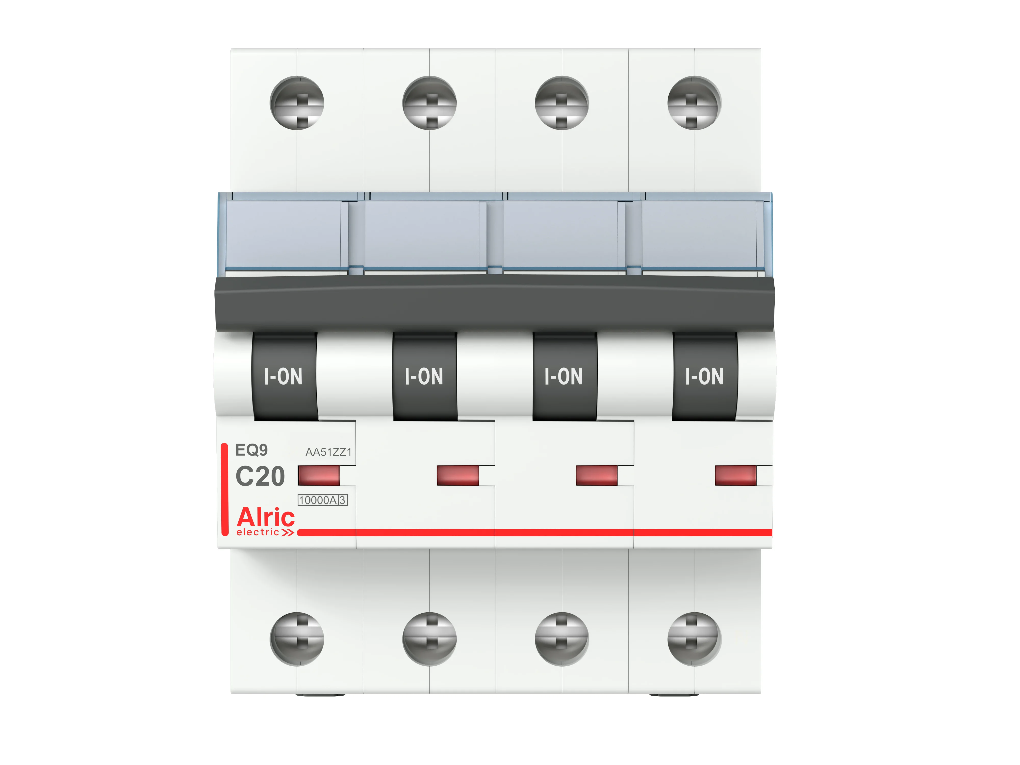 4P MCB, 0.5A B CURVE - 10kA